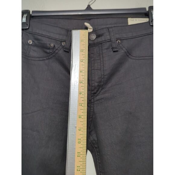 Rag and Bone Womens Jeans Leggings Black USA Shoreditch Made Size 32 - Picture 7 of 9
